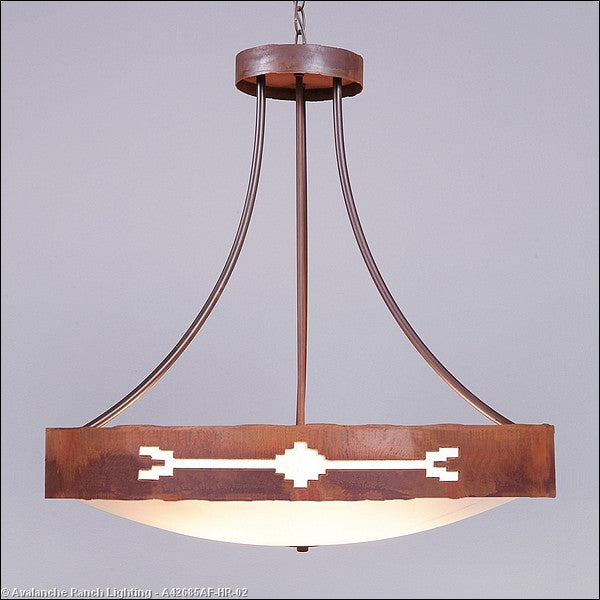 Avalanche Ranch Ridgemont-Del Rio A42685AF-HR-02 Pendant Light - Rust Patina