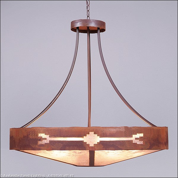 Avalanche Ranch Ridgemont-Del Rio A42685AL-HR-02 Pendant Light - Rust Patina