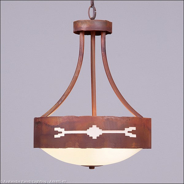 Avalanche Ranch Ridgemont-Del Rio A44485-02 Pendant Light - Rust Patina