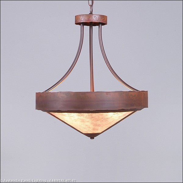 Avalanche Ranch Ridgemont-Rustic Plain Rust Patina A44601AL-HR-02 Pendant Light - Rust Patina