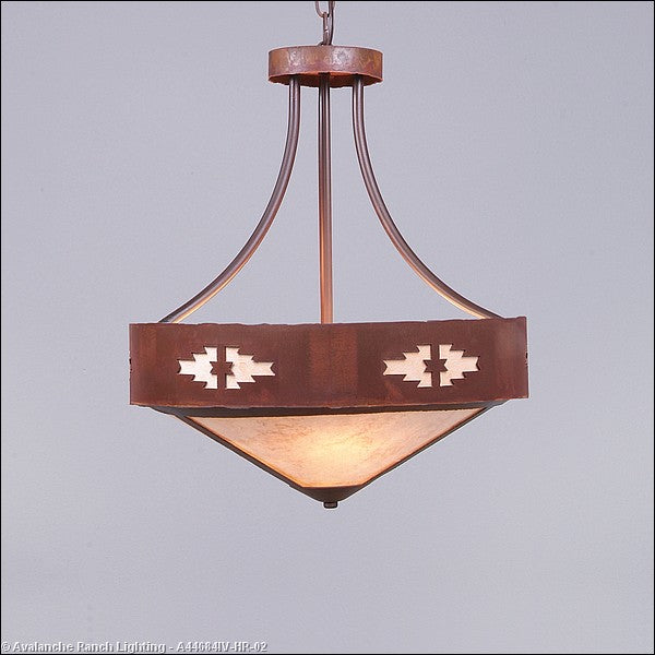Avalanche Ranch Ridgemont-Pueblo A44684IV-HR-02 Pendant Light - Rust Patina