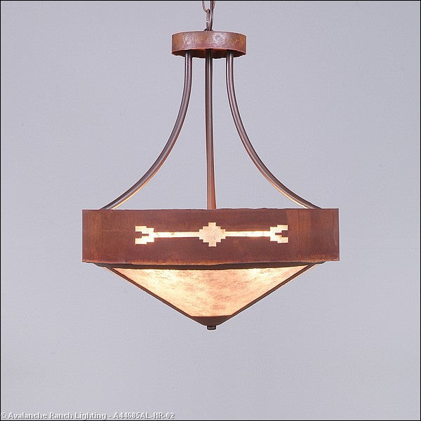 Avalanche Ranch Ridgemont-Del Rio A44685AL-HR-02 Pendant Light - Rust Patina