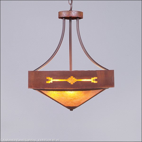 Avalanche Ranch Ridgemont-Del Rio A44685AM-HR-02 Pendant Light - Rust Patina