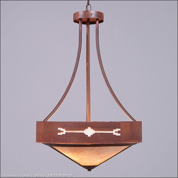 Avalanche Ranch Ridgemont-Del Rio A45185IV-HR-02 Pendant Light - Rust Patina