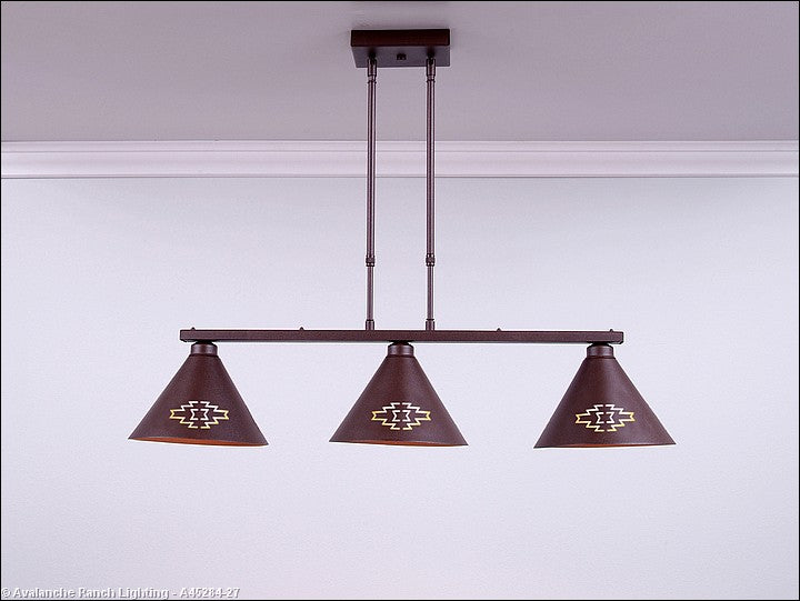 Avalanche Ranch Canyon-Pueblo A45284-27 Pendant Light - Rustic Brown