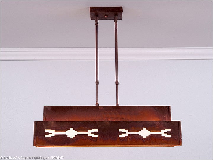 Avalanche Ranch Ridgemont-Del Rio A45985-02 Pendant Light - Rust Patina