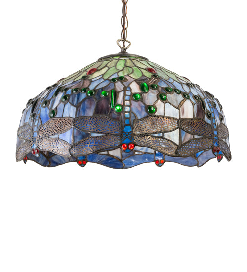 Meyda Tiffany Dragonfly 31103 Pendant Light - Satin Brass