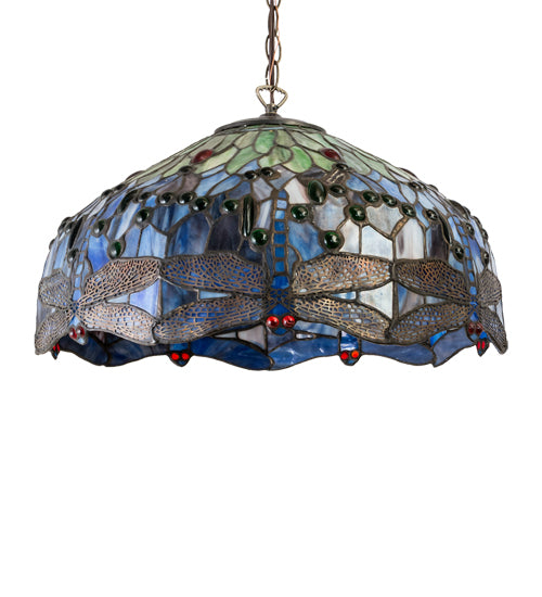 Meyda Tiffany Dragonfly 31103 Pendant Light - Satin Brass