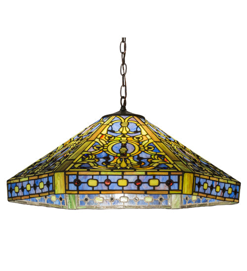 Meyda Tiffany Tiffany Elizabethan 31118 Pendant Light - Timeless Bronze