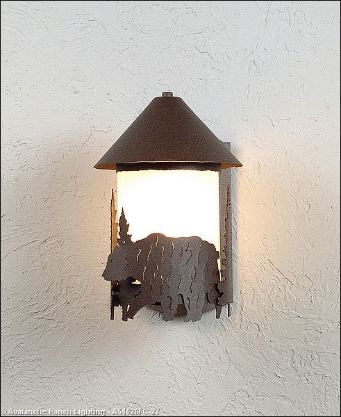 Avalanche Ranch Lighting A51026FC-27 Vista-Bear Exterior - Wall Mt./Flush Outdoor Bronze / Dark