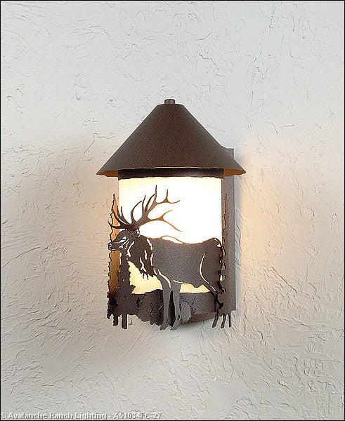 Avalanche Ranch Lighting A51034FC-27 Vista-Elk Exterior - Wall Mt./Flush Outdoor Bronze / Dark