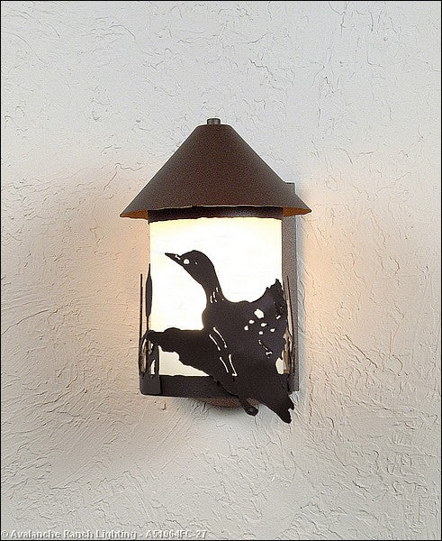 Avalanche Ranch Lighting A51064FC-27 Vista-Loon Exterior - Wall Mt./Flush Outdoor Bronze / Dark