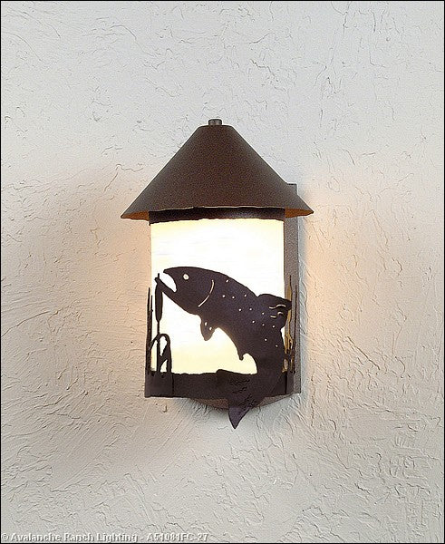 Avalanche Ranch Lighting A51081FC-27 Vista-Trout Exterior - Wall Mt./Flush Outdoor Bronze / Dark