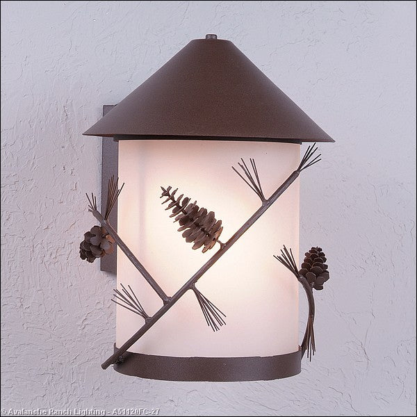 Avalanche Ranch Lighting A51120FC-27 Vista-Pine Cone Exterior - Wall Mount Outdoor Bronze / Dark