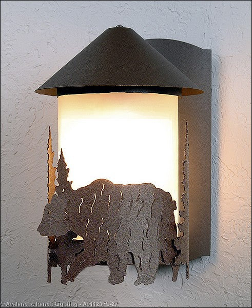 Avalanche Ranch Lighting A51126FC-27 Vista-Bear Exterior - Wall Mount Outdoor Bronze / Dark