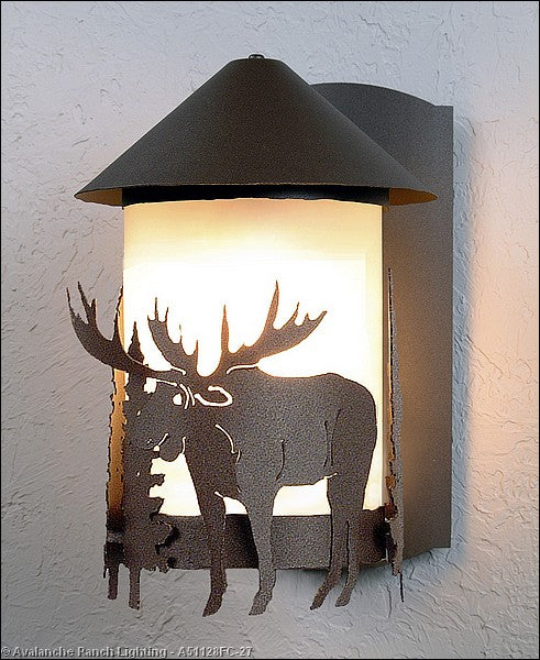 Avalanche Ranch Lighting A51128FC-27 Vista-Moose Exterior - Wall Mount Outdoor Bronze / Dark