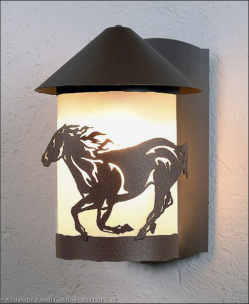 Avalanche Ranch Lighting A51137FC-27 Vista-Horse Exterior - Wall Mount Outdoor Bronze / Dark