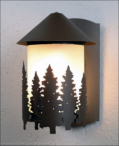 Avalanche Ranch Lighting A51142FC-27 Vista-Pine Tree Exterior - Wall Mount Outdoor Bronze / Dark