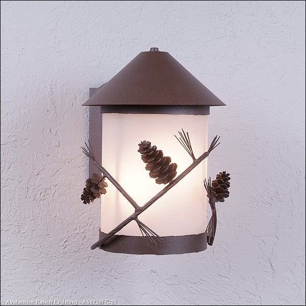 Avalanche Ranch Lighting A51220FC-27 Vista-Pine Cone Exterior - Wall Mount Outdoor Bronze / Dark