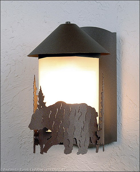 Avalanche Ranch Lighting A51226FC-27 Vista-Bear Exterior - Wall Mount Outdoor Bronze / Dark