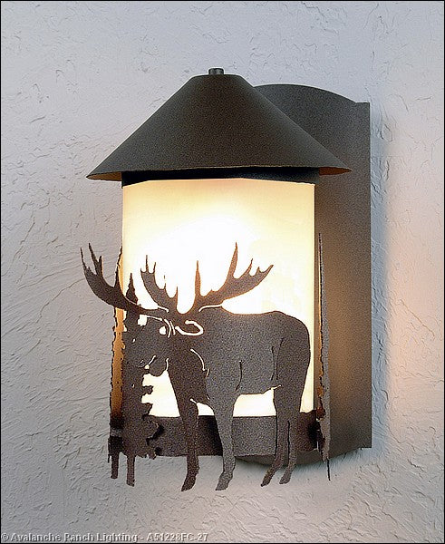 Avalanche Ranch Lighting A51228FC-27 Vista-Moose Exterior - Wall Mount Outdoor Bronze / Dark