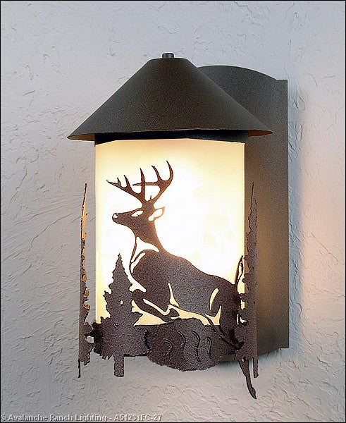 Avalanche Ranch Lighting A51231FC-27 Vista-Deer Exterior - Wall Mount Outdoor Bronze / Dark
