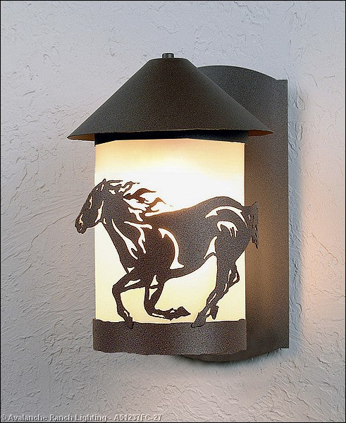 Avalanche Ranch Lighting A51237FC-27 Vista-Horse Exterior - Wall Mount Outdoor Bronze / Dark