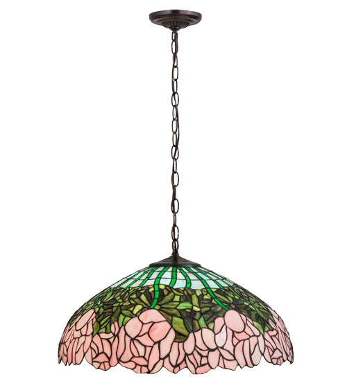 Meyda Tiffany Tiffany Cabbage Rose 31144 Pendant Light - Tarnished Copper