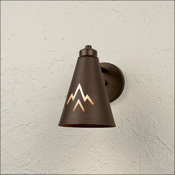 Avalanche Ranch Lighting A52402-27 Canyon-Deception Pass One Light Wall Sconce Outdoor Bronze / Dark
