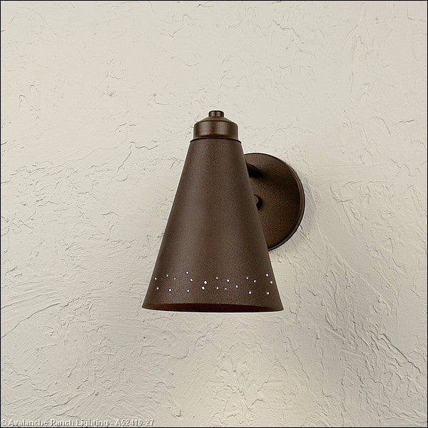 Avalanche Ranch Lighting A52410-27 Canyon-Possession Point One Light Wall Sconce Outdoor Bronze / Dark