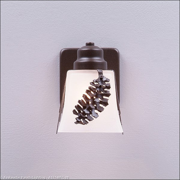 Avalanche Ranch Lighting A57140FC-28 Woodland-Spruce Cone Exterior - Wall Mount Outdoor Bronze / Dark