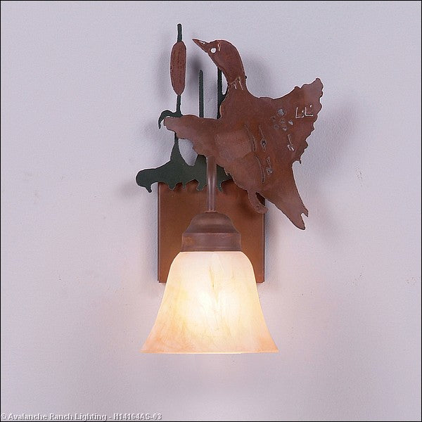 Avalanche Ranch Wasatch-Loon Cedar Green/Rust Patina H14164AS-03 Wall Light - Cedar Green/Rust Patina