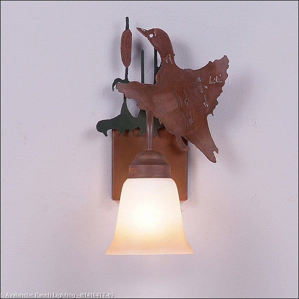 Avalanche Ranch Wasatch-Loon Cedar Green/Rust Patina H14164TT-03 Wall Light - Cedar Green/Rust Patina