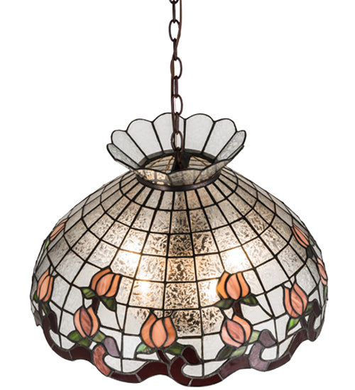 Meyda Tiffany Roseborder 31208 Pendant Light - Zaz Purple Pink