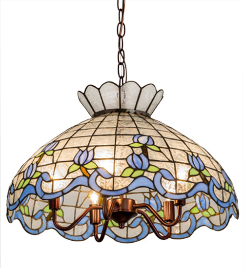 Meyda Tiffany Roseborder 31209 Pendant Light - Antique Copper