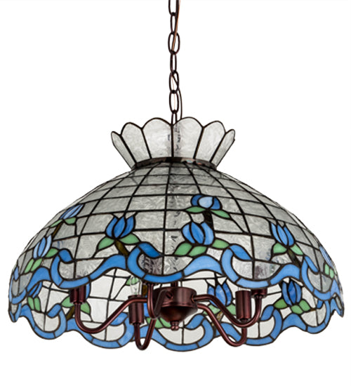 Meyda Tiffany Roseborder 31209 Pendant Light - Antique Copper