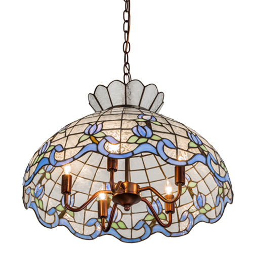 Meyda Tiffany Roseborder 31209 Pendant Light - Antique Copper