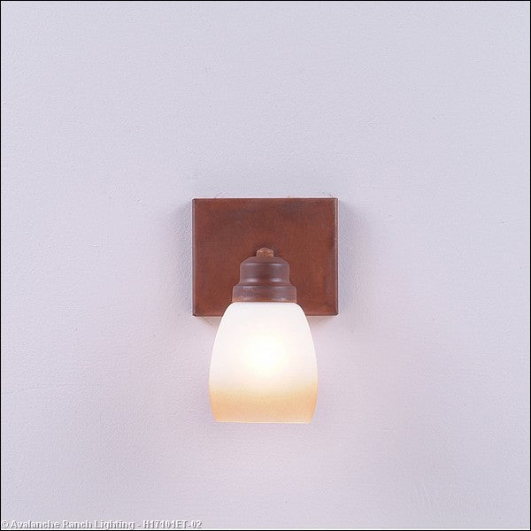 Avalanche Ranch Parkshire-Rustic Plain H17101ET-02 Wall Light - Rust Patina