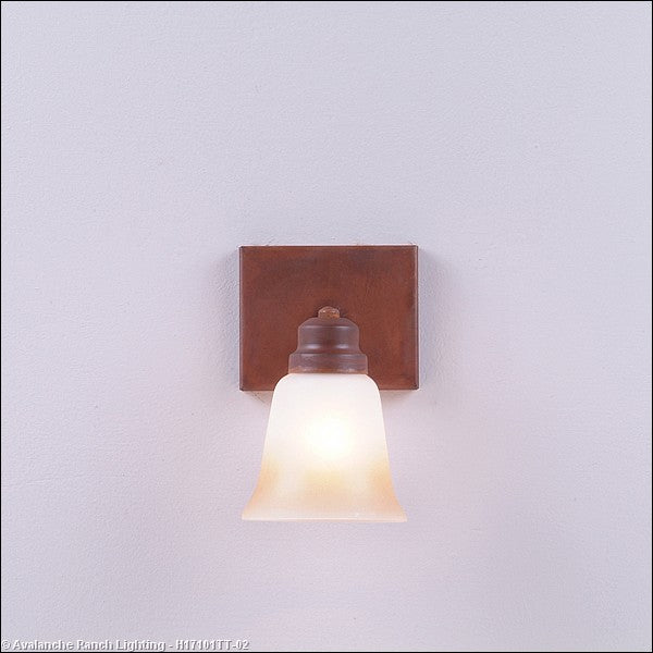 Avalanche Ranch Parkshire-Rustic Plain H17101TT-02 Wall Light - Rust Patina