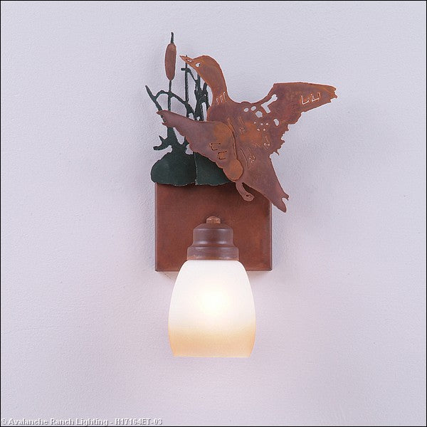 Avalanche Ranch Parkshire-Loon H17164ET-03 Wall Light - Cedar Green/Rust Patina