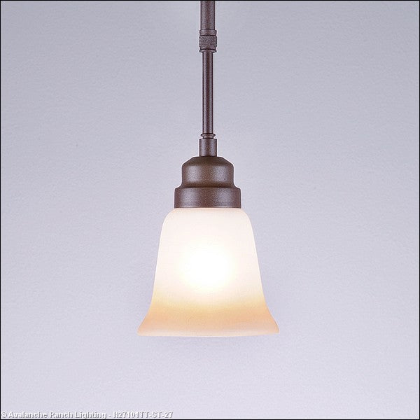 Avalanche Ranch Sierra-Rustic Plain H27101TT-ST-27 Pendant Light - Rustic Brown