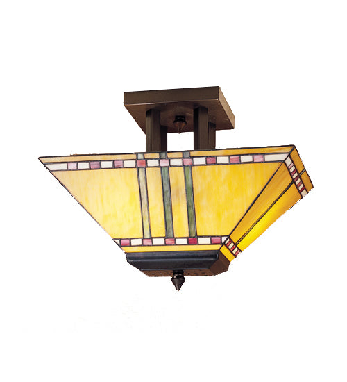 Meyda Tiffany Prairie Corn 31243 Ceiling Light - Mahogany Bronze