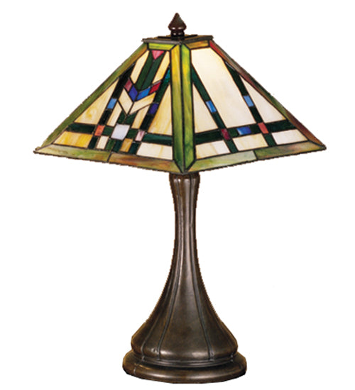 Meyda Tiffany Lighting 31250 Prairie Wheat One Light Accent Lamp Lamp Bronze / Dark