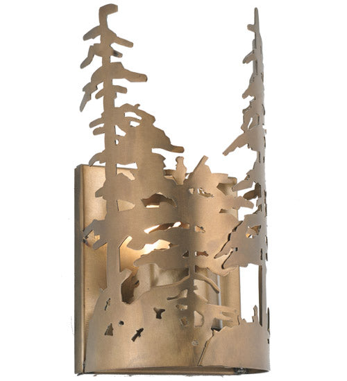 Meyda Tiffany Tall Pines 31252 Wall Light - Antique Copper