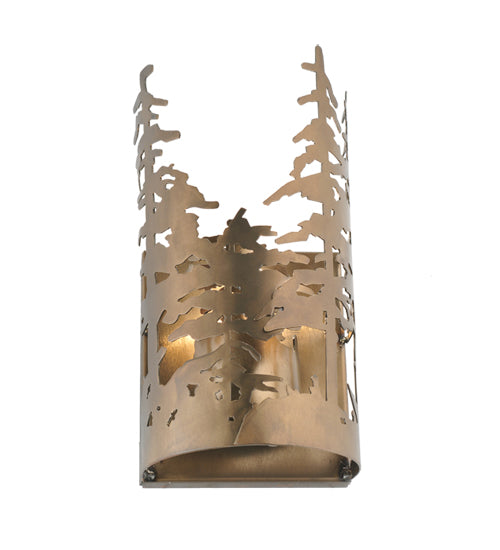 Meyda Tiffany Tall Pines 31252 Wall Light - Antique Copper