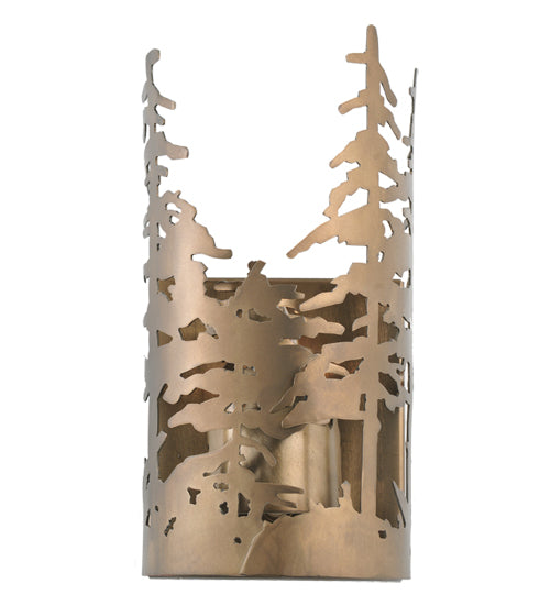 Meyda Tiffany Tall Pines 31252 Wall Light - Antique Copper