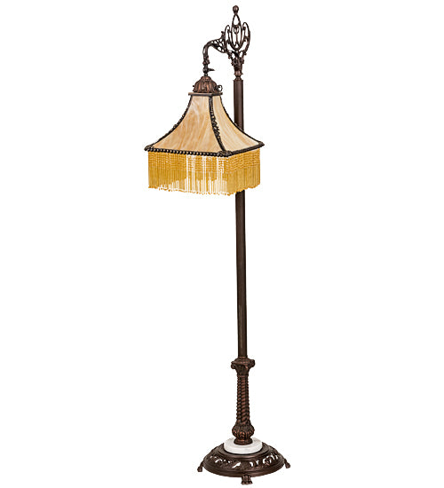 Meyda Tiffany Lighting 31291 Victoria One Light Bridge Arm Floor Lamp Lamp Bronze / Dark