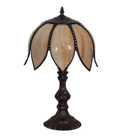 Meyda Tiffany Lighting 31294 Tulip One Light Table Lamp Lamp Bronze / Dark