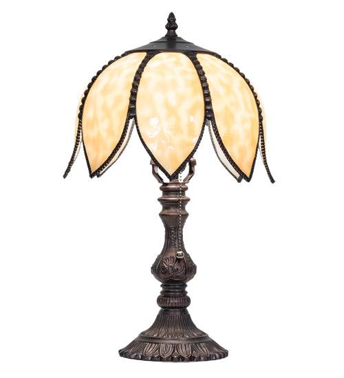 Meyda Tiffany Lighting 31294 Tulip One Light Table Lamp Lamp Bronze / Dark