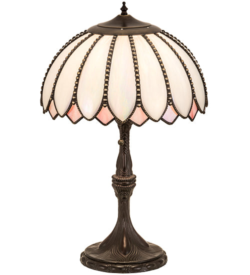 Meyda Tiffany Lighting 31295 Daisy One Light Table Lamp Lamp Bronze / Dark